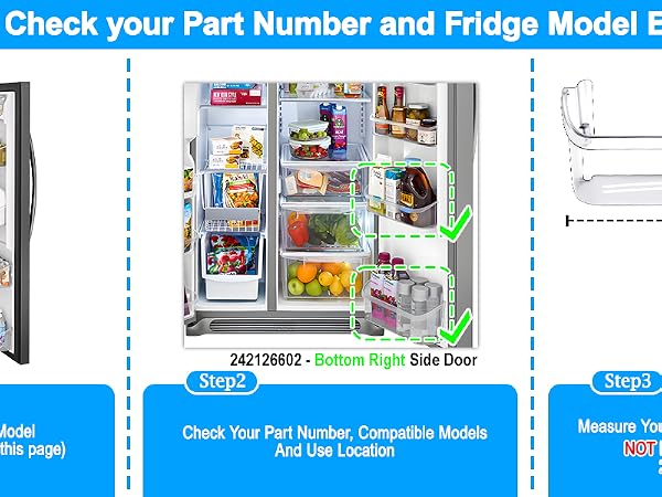 frigidaire fridge shelf replacement