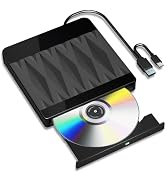Taopjwr External Blu Ray Drive, Blu Ray Burner Support 50G Disc Read/Write, External Blueray/DVD ...