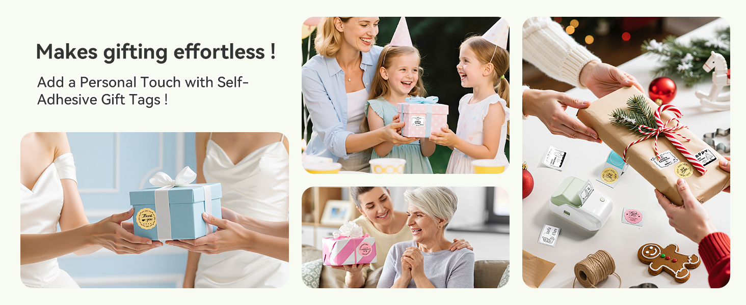 Add a Personal Touch with Self-Adhesive Gift Tags!