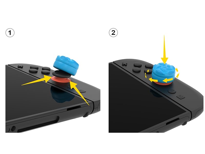 PlayVital for Switch 2 Thumbs Cushion Caps Thumb Grips