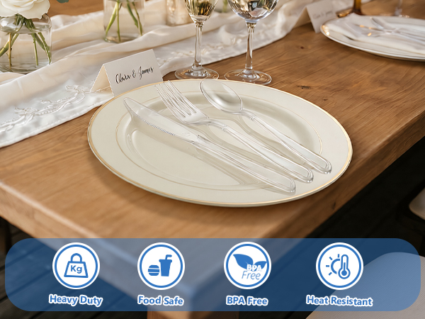 plastic silverware