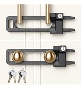 AST Keyed Cabinet Lock, 4 Locks 4 Keys Keyed Alike, Effective Childproof Cabinet Latch to Lockout...