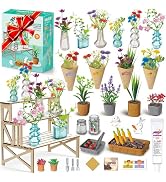 70 PCS Make It Miniature Brands Nature Garden Plants Set, Mini Botanical Collectibles, Tiny Paper...