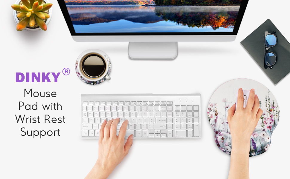 mouse pad with coaster