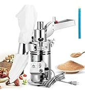 Moongiantgo Hammer Mill Grinder Commercial Herb Grinder 1200W Continuous Feeding, 6.6-33 Lbs/H Gr...