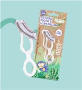 Jack N' Jill Stage 3 Silicone Tooth & Gum Brush - Toddler Toothbrush 2-5 Years Old, Chewable