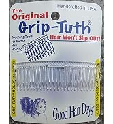 Good Hair Days Grip-Tuth Shorty Comb - Shorty Side Comb For Hair Decorative & Hair Styling - Hair...
