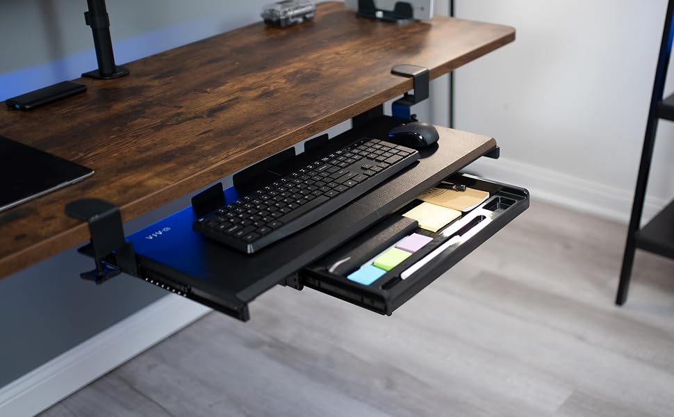 MOUNT-KB05-4D Keyboard Tray and Drawer