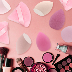 makeup sponge+makeup puff