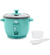 GreenLife Rice Cooker with Removable PFAS-Free Ceramic Nonstick Pot, 3-Cups Uncooked/6-Cups Cooke...