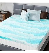 DUMOS Mattress Toppers Memory Foam Full Size, 2 Inch Thick Bed Topper Pad Cooling Gel Infused Sof...