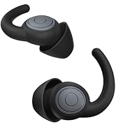 Ear Plugs for Sleeping, Noise Reduction Reusable Earplugs for Sleep, Hearing Protection Soft Comf...