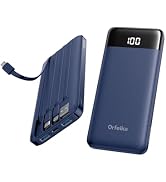 Orfeika Portable Phone Charger, 10000mAh Portable Charger 22.5W Fast Charging Power Bank with Bui...