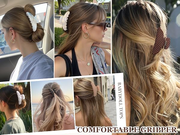 Acrylic Hair Accessories for thin hair