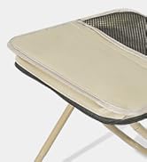 12 Inch Folding Stool & Crossbody Bag for Outdoor - Lightweight Collapsible Stool Purse Chair wit...