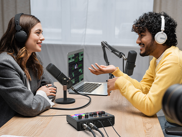 live sound card audio mixer