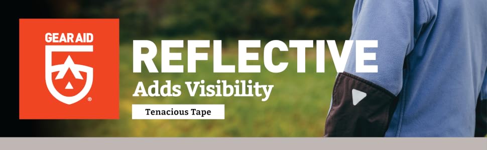 Tenacious Tape Reflective Header