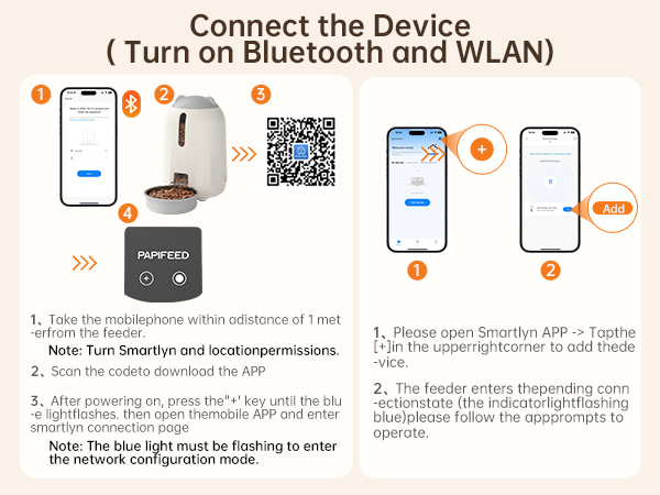 wifi automatic cat feeder with app control smart pet feeder pet automatic feeder