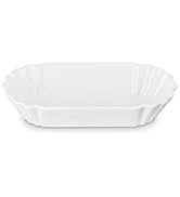 Le Creuset Stoneware Bistro Boat, 14 oz. (8.5" L x 4" W x 1.7" D), White