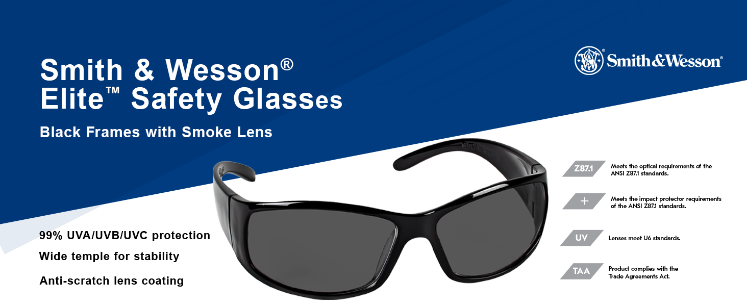 Smith & Wesson Elite Safety Glasses