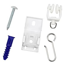 flexible curtain track accessories