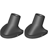 Zhuluck 2 Pcs Black Golf Bag Stand Feet Replacement, Wear-Resistent Golf Bag Rubber Feet Replacem...