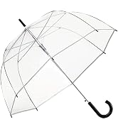 ShedRain Bubble Clear Umbrella, Auto Open, See-Through, Rain & Windproof, for Weddings, Proms and...