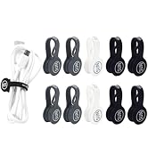SUNFICON Cable Organizers Magnetic Cable Clips Earbuds Cords Winder Bookmark Clips Whiteboard Not...