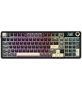 Rosewill Neon S96 Wireless Mechanical Gaming Keyboard, 98-Key Layout w/Volume Knob, Bluetooth / 2...