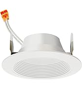 Juno Lighting 4RLD G4 06LM 27K Retrofit Dimmable Downlight, 4-Inch, Warm White