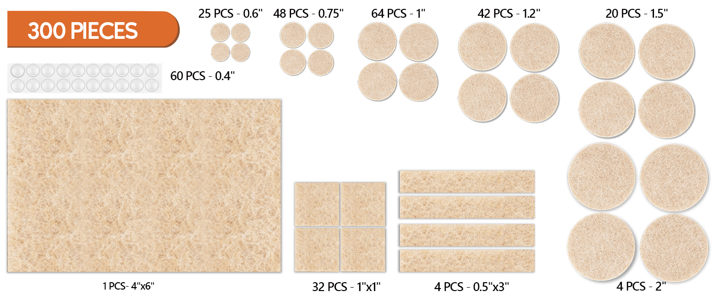 Felt Furniture Pads for Hardwood Floors Heavy Duty Felt Sheets