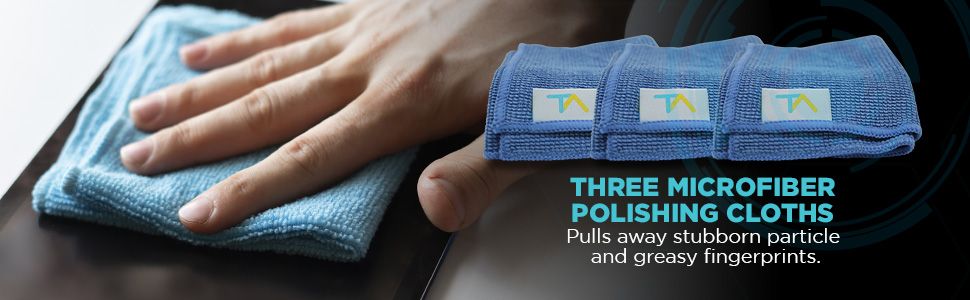 Tech Armor Smartphones, iPads, Eyeglasses, e-Readers, TV, LED, LCD, Computer Laptop -Cleaner Kit