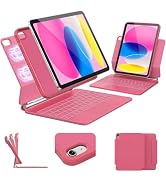ZYNTHRALIX for iPad 11th (A16, 2025)/10th Generation Case with Keyboard, Portrait/Landscape, 11-C...