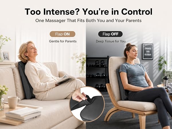 vibrating back massager deep tissue