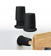 xuenair Headboard Stopper,2 Pcs Black Adjustable Bed Frame Anti-Shake Tool,2.9-4.9in headboard st...