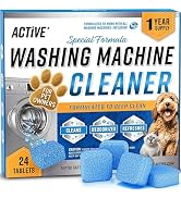 ACTIVE Washing Machine Cleaner for Pet Owners Enzymatic Deep Clean Descaler for Cat & Dog Hair, U...