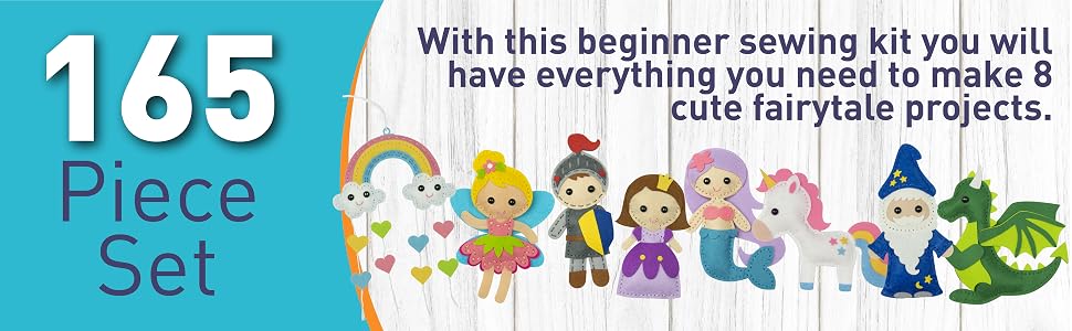 kids sewing kit, sewing kits for kids, beginner sewing kit, kids craft kit, kids craft kits