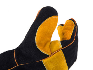 Stick/MIG Welding Gloves, 16 Inches,932?,Leather Forge Welding Gloves