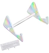CRASPIRE Keyboard Display Stand Acrylic Keyboard Shelf Colorful Iron Detachable Portable Mechanic...