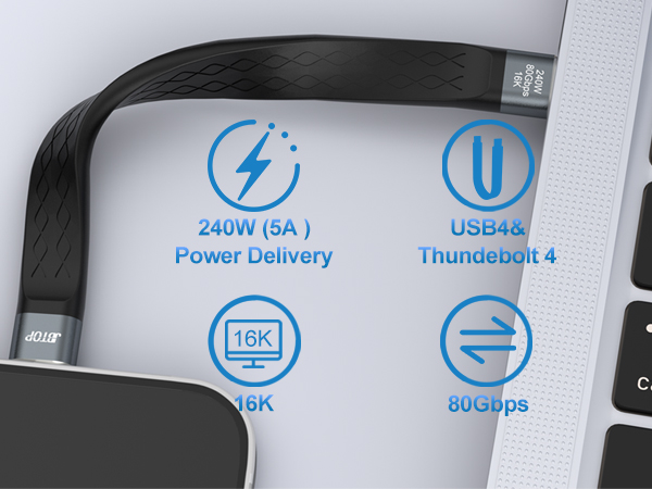USB Thunderbolt 5 cable