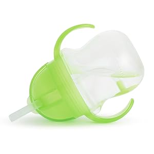 Any Angle Weighted Straw Trainer Cup, 7oz, Green