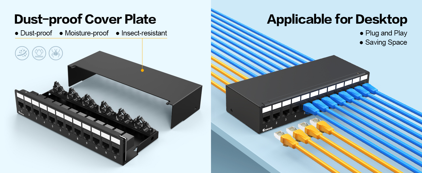 12 port patch panel