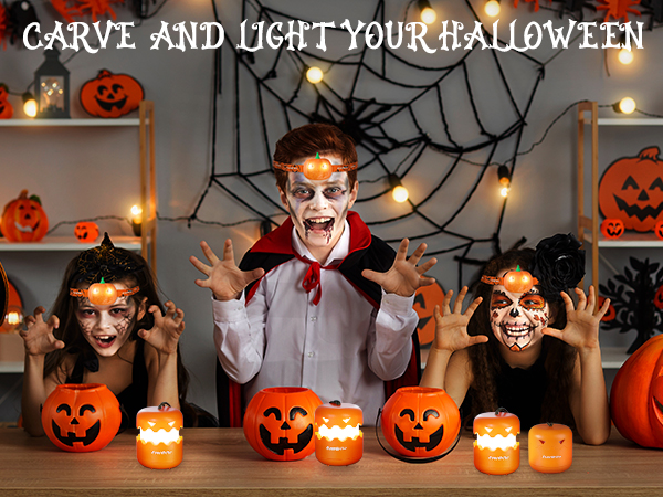 lantern pumpkins for yard