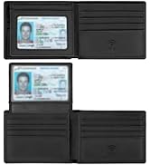 Travelambo 100% Genuine Leather Wallet for Men with Gift Box - Handmade Bifold Stylish - Rfid Wal...