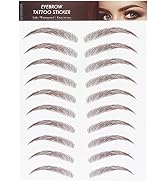 6D Eyebrow Sticker Professional Eyebrow Transfer Sticker Eyebrow Makeup Tool for Women and Girls ...