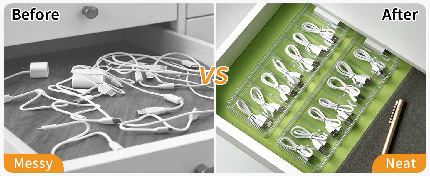 stackable cord organizer