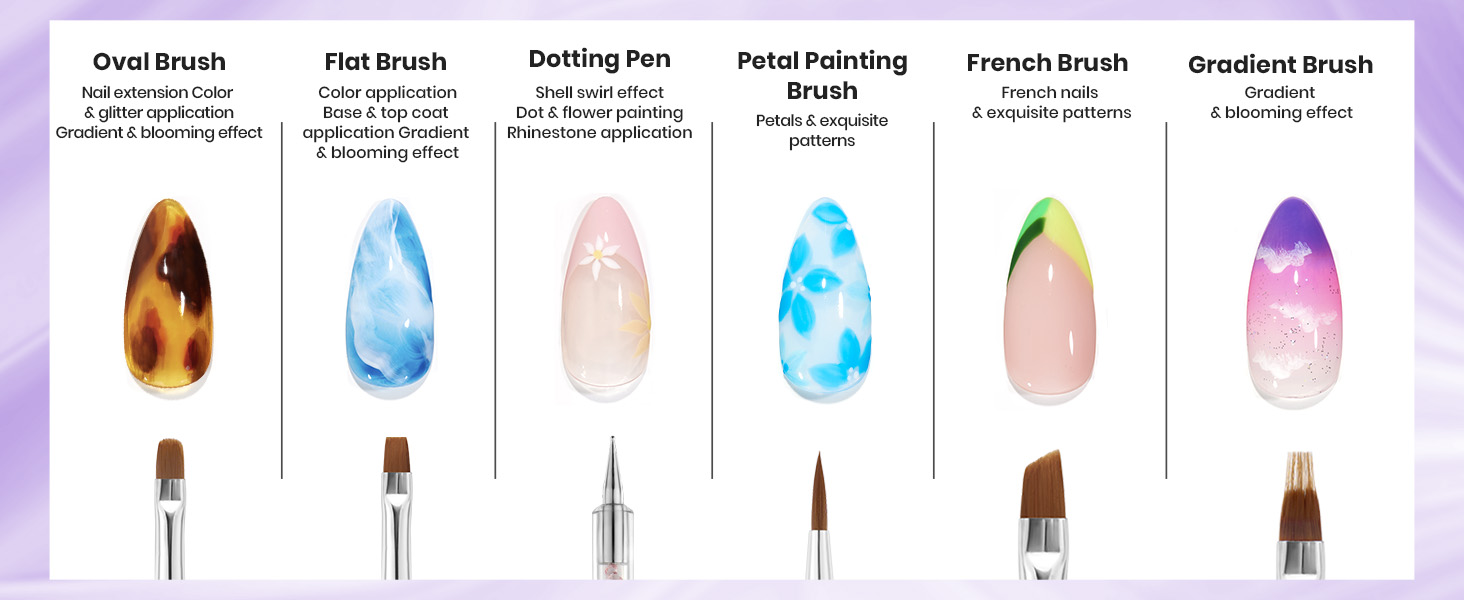 Beetles Nail Art Brushes