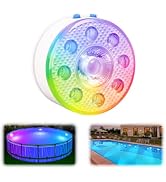 Underwater Pool Lights for Above Ground Pools and Inground Swimming Pools with Remote Timer Off, ...