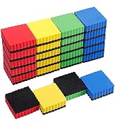 24 pcs Strong Magnetic Whiteboard Eraser - Mini Dry Erase Erasers, Small Chalkboard Cleansers Wip...