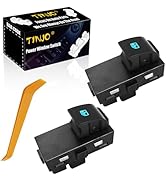 2Pcs Passenger Window Switch Control Button Compatible with 2007-2013 Chevy Silverado 1500/2500 H...